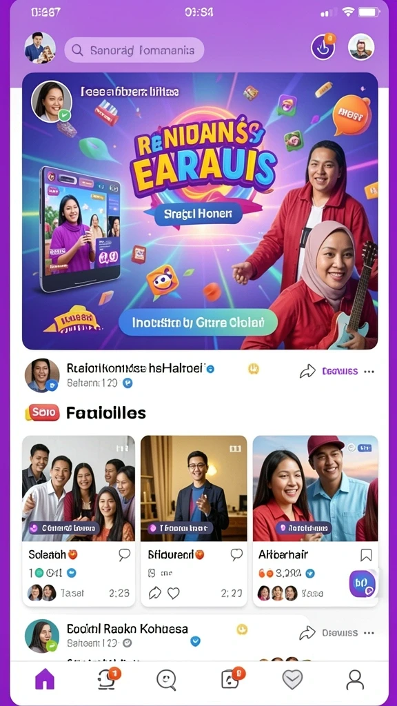 bukit777 - Ruang chat untuk interaksi antar pemain.