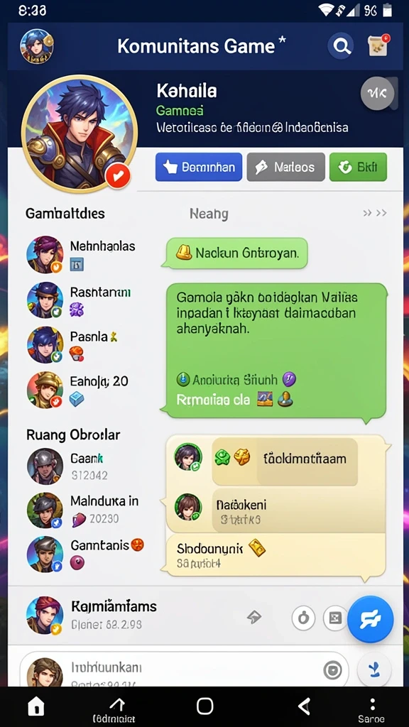 idrgame - Tampilan antarmuka yang user-friendly.