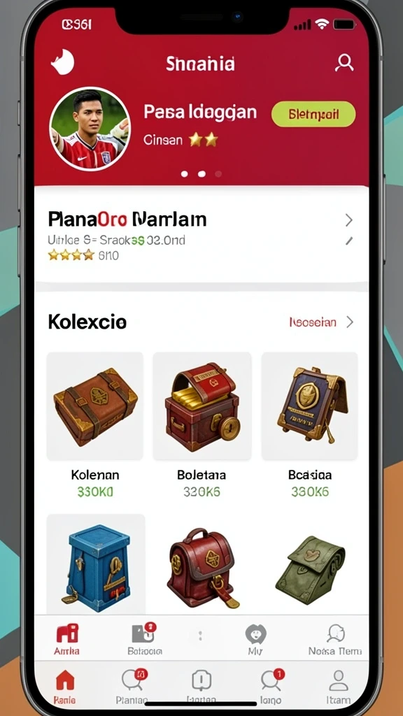naga789 - Tampilan antarmuka yang menarik dan modern.